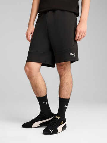 PUMA - regular Pantalón deportivo 'Evostripe 8' en negro: frente