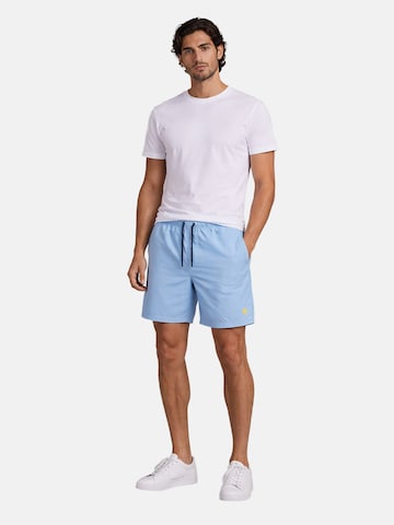 U.S. POLO ASSN. Regular Badeshorts in Blau