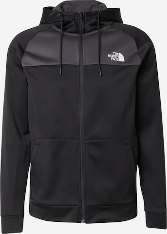 THE NORTH FACE Спортивная кофта в Черный: спереди