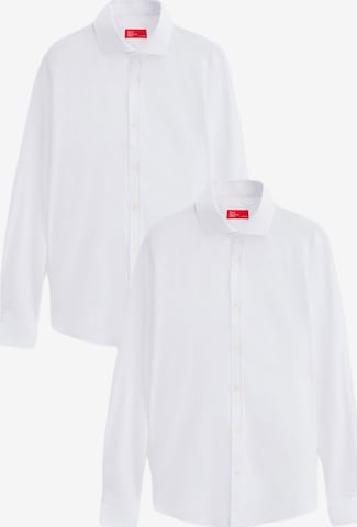 Chemise business D’S Damat en blanc : devant