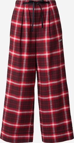 HUGOPidžama hlače - crvena boja: prednji dio
