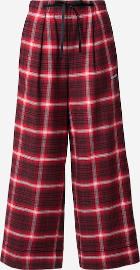 HUGO Pidžama hlače u crvena / crna / bijela, Pregled proizvoda