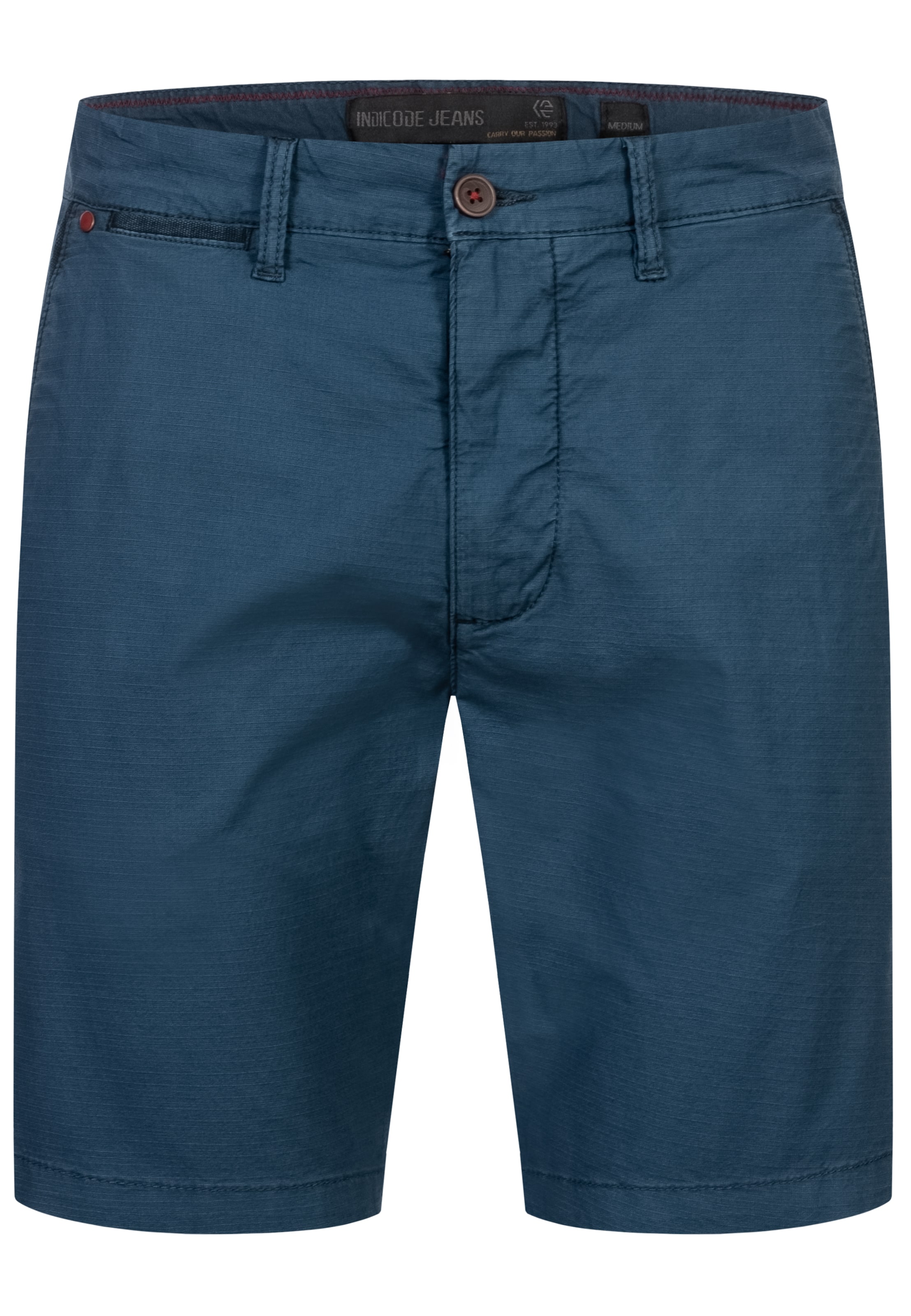 INDICODE JEANS Shorts 'Hutchico' in Blau: Vorderseite