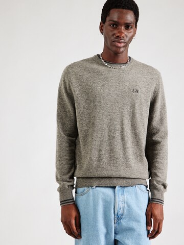 Pullover di La Martina in grigio: frontale