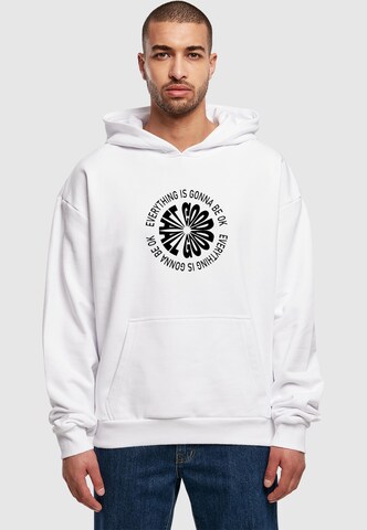 Sweat-shirt 'All Good' Merchcode en blanc : devant