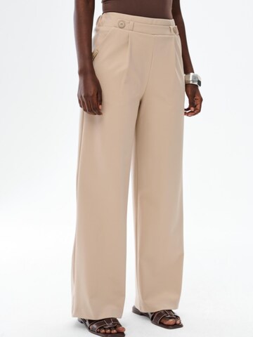 Blue Shadow Wide Leg Hose 'Paloma'‌‌‌ in Beige