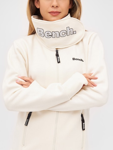 BENCH Athletic Zip-Up Hoodie 'Haylo' in White