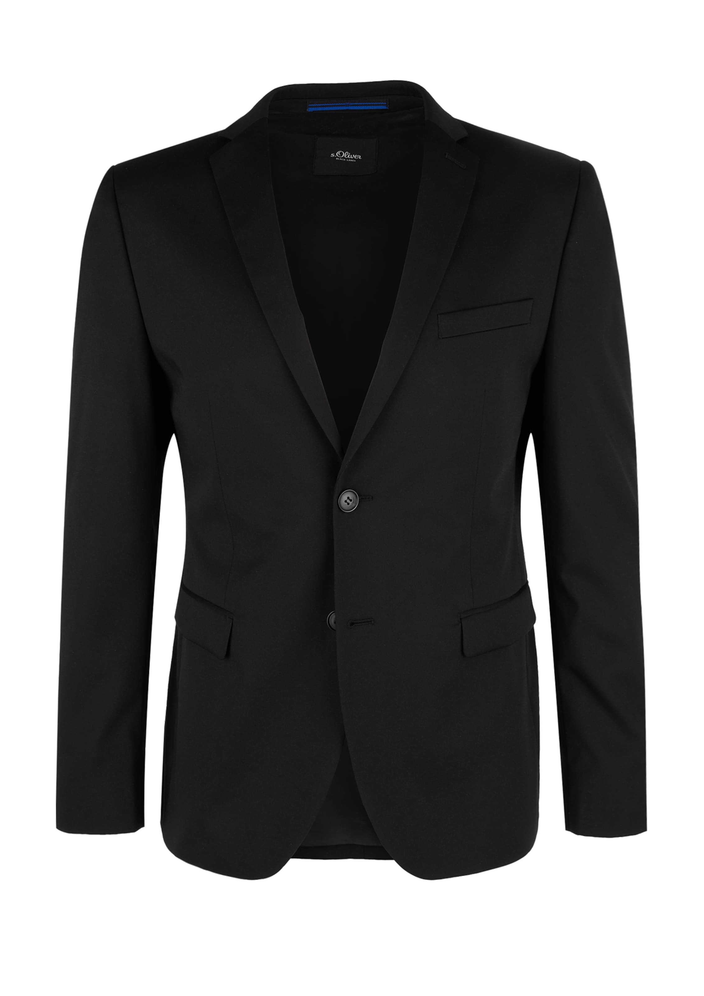 s.Oliver BLACK LABEL Business-colbert in 102 in de kleur Zwart, Productweergave