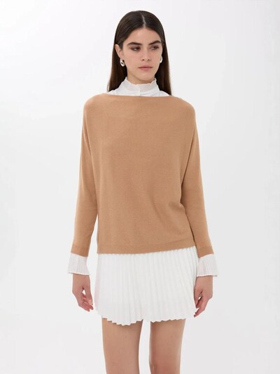 Pullover Hiccup di colore marrone chiaro, Visualizzazione prodotti