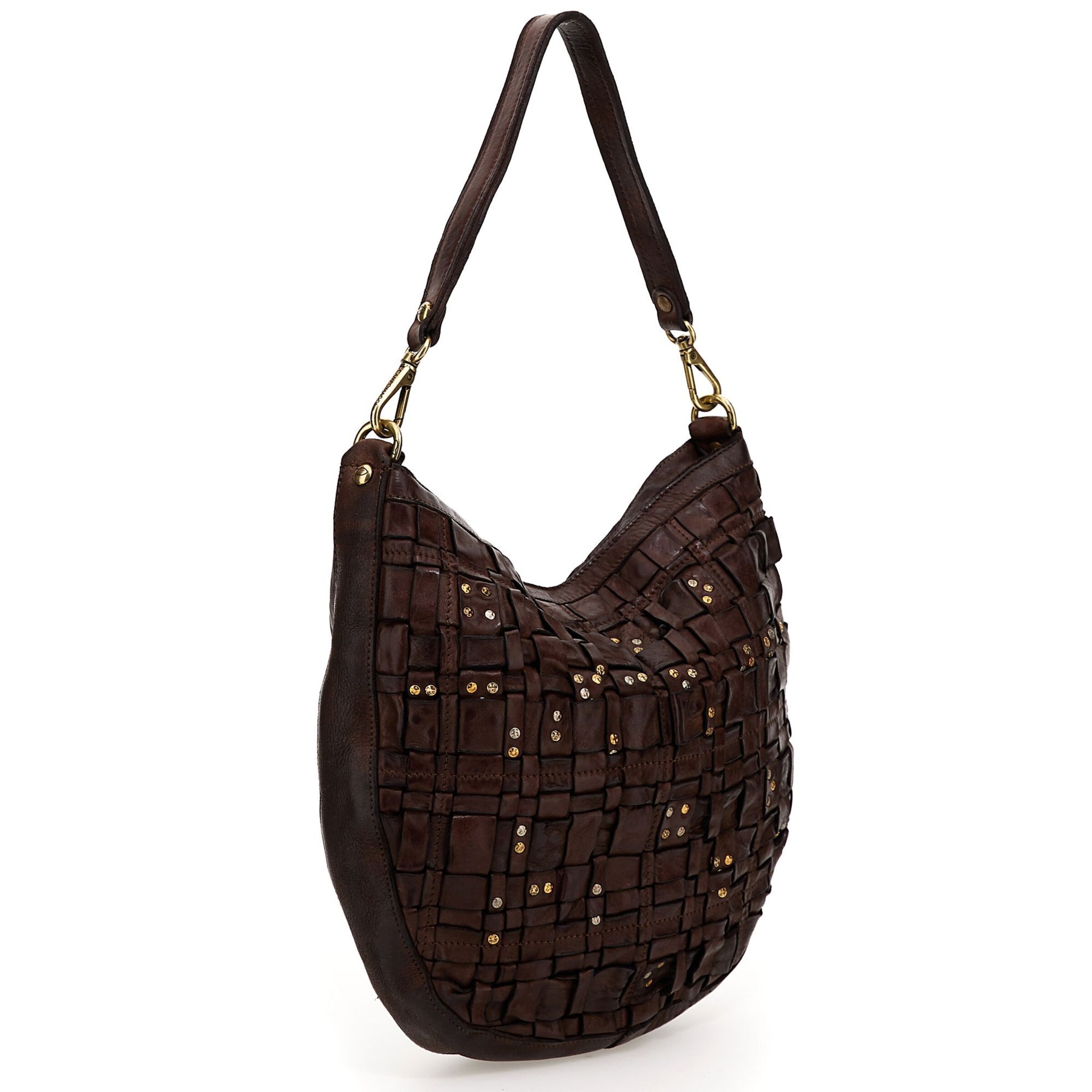 Borsa a spalla 'Edera' di Campomaggi in marrone