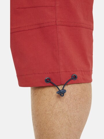 Regular Pantalon cargo 'Hellfried' Jan Vanderstorm en rouge