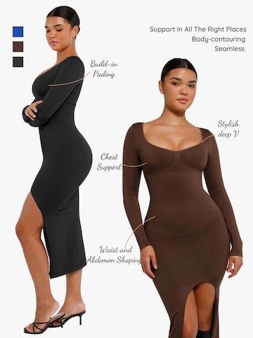 FÉMINITÉ Fatale Kleid 'ELENA' in Schwarz