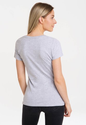 LOGOSHIRT Shirt 'NASA' in Grey