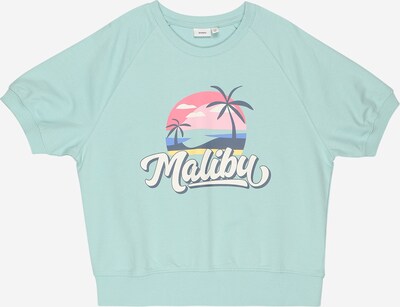 Guppy Sweatshirt in Turquoise / Dark blue / Yellow / Pitaya / White, Item view
