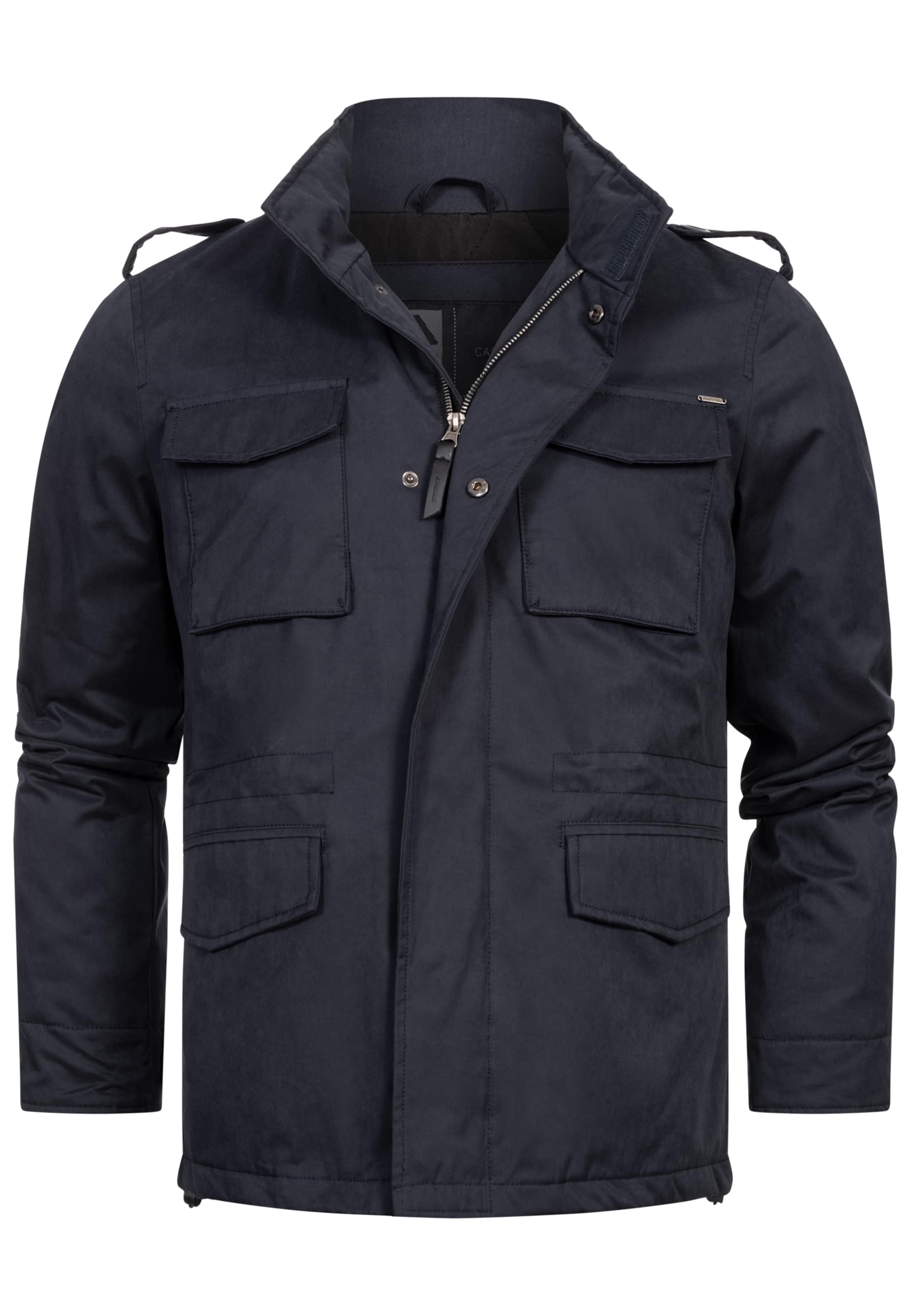 INDICODE JEANS Jacke in Blau: Vorderseite