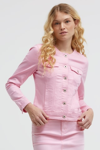 Soccx Between-Season Jacket in Pink: front