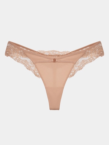Gianna Bellucci Thong 'Sienna' in Beige: front