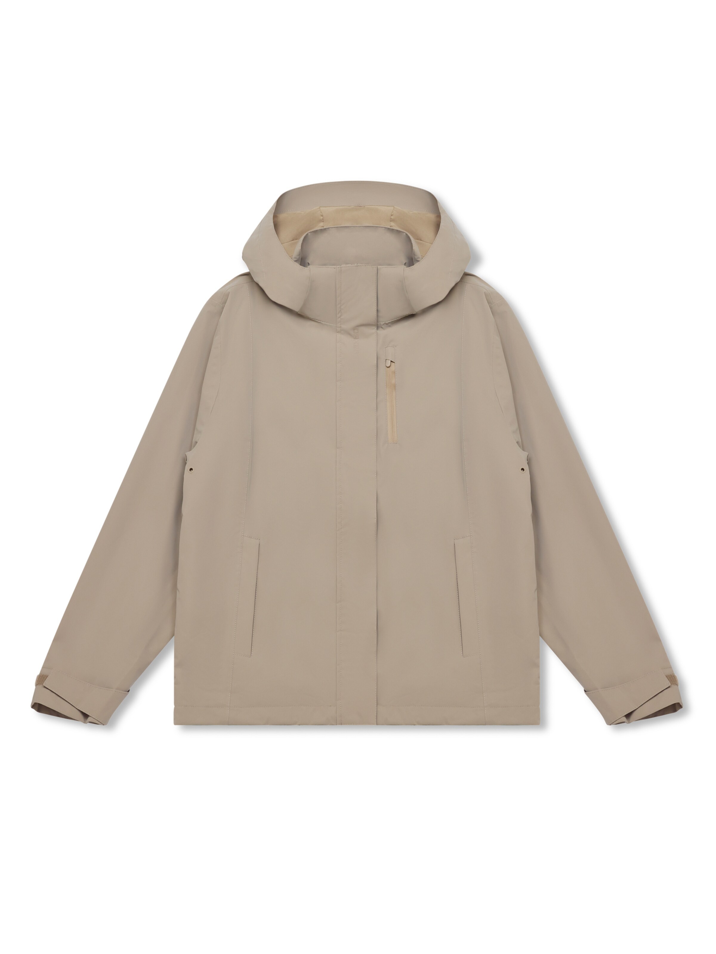 OAK25 Weatherproof jacket 'LumoSense' in Beige: front