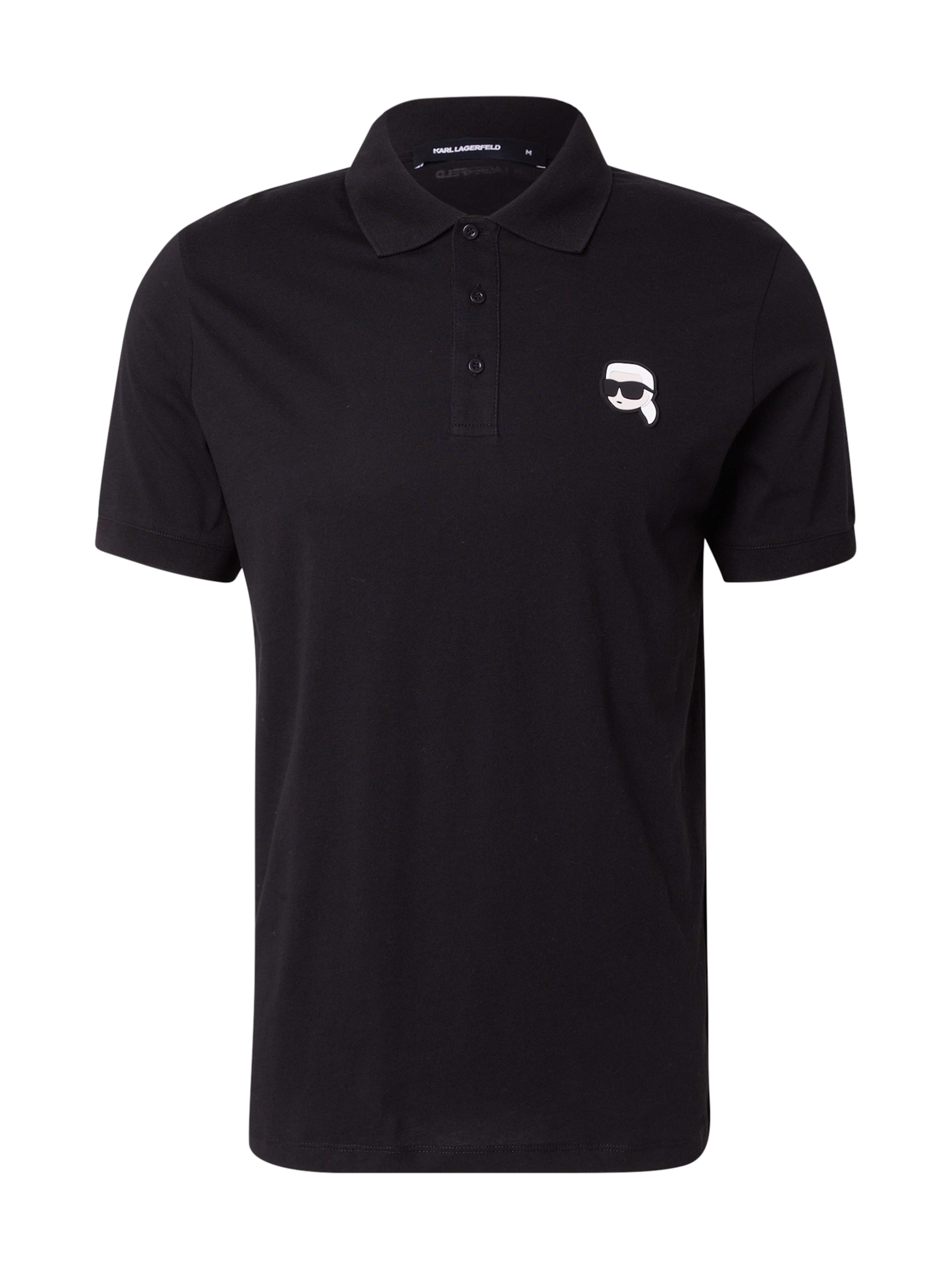 Karl Lagerfeld Μπλουζάκι σε μαύρο: μπροστά