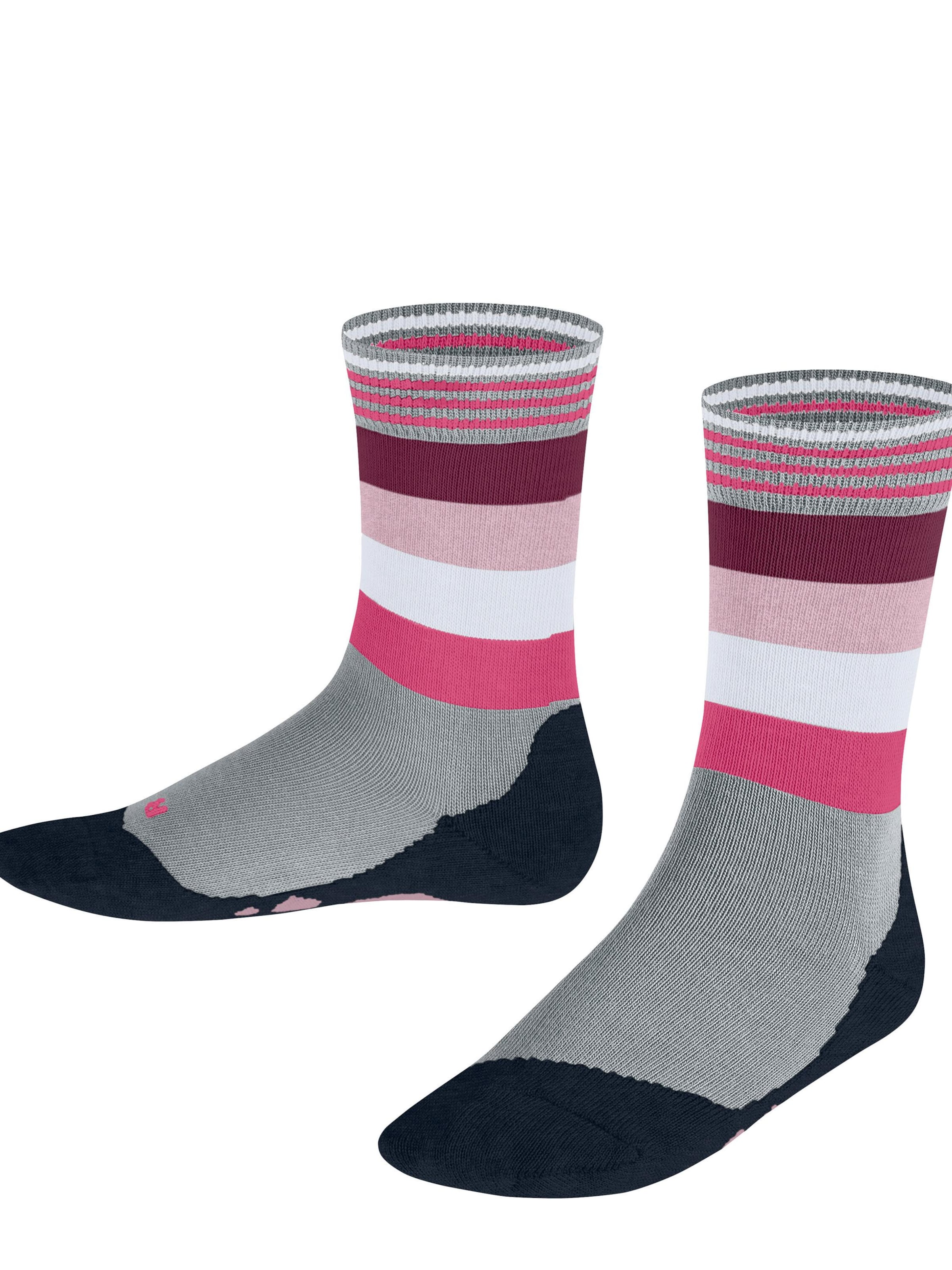 FALKE Socks 'Active Fox' in Silver: front