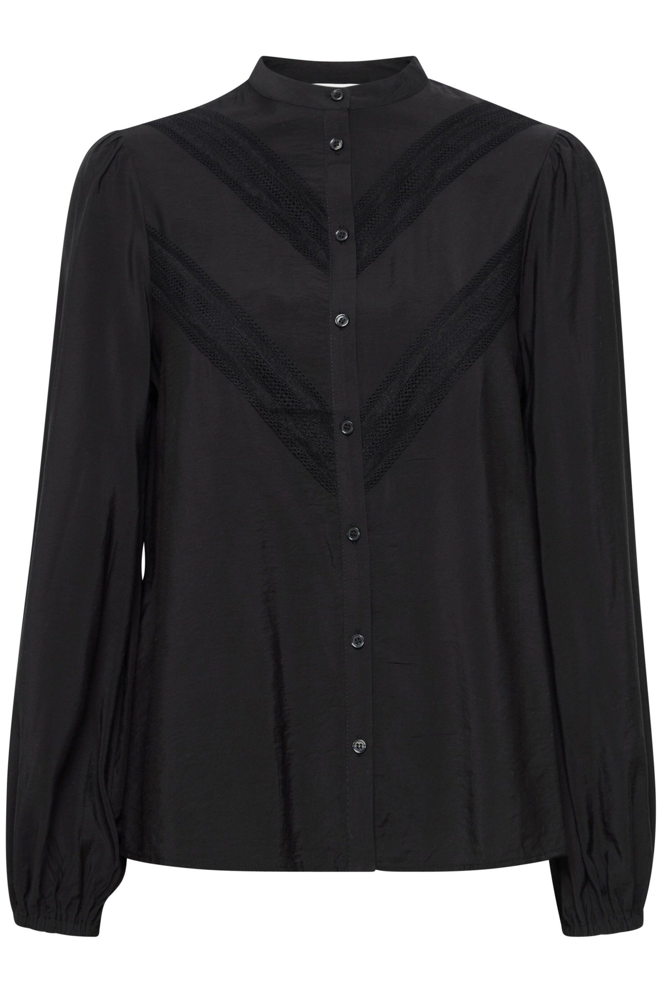b.young Bluse 'BYIlano' in Schwarz: Vorderseite