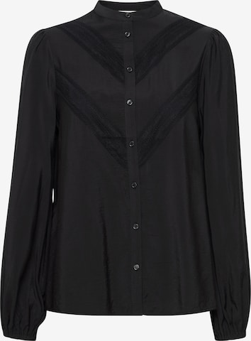 b.young Blouse in Black: front