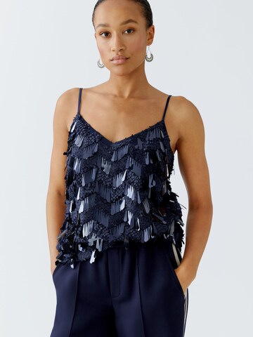 OUI Top in Blau: Vorderseite