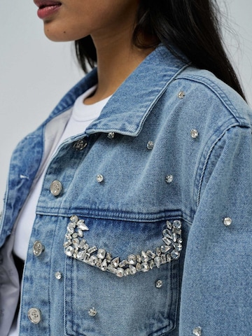 Salsa Jeans Tussenjas in Blauw