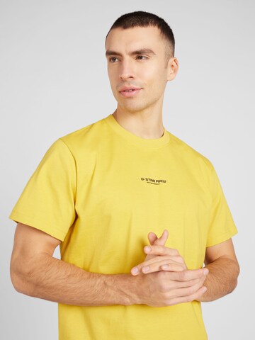 T-Shirt G-STAR en jaune