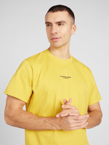 T-Shirt G-Star RAW en jaune