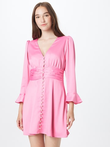 Robe de cocktail 'KATHERINE' Olivia Rubin en rose : devant