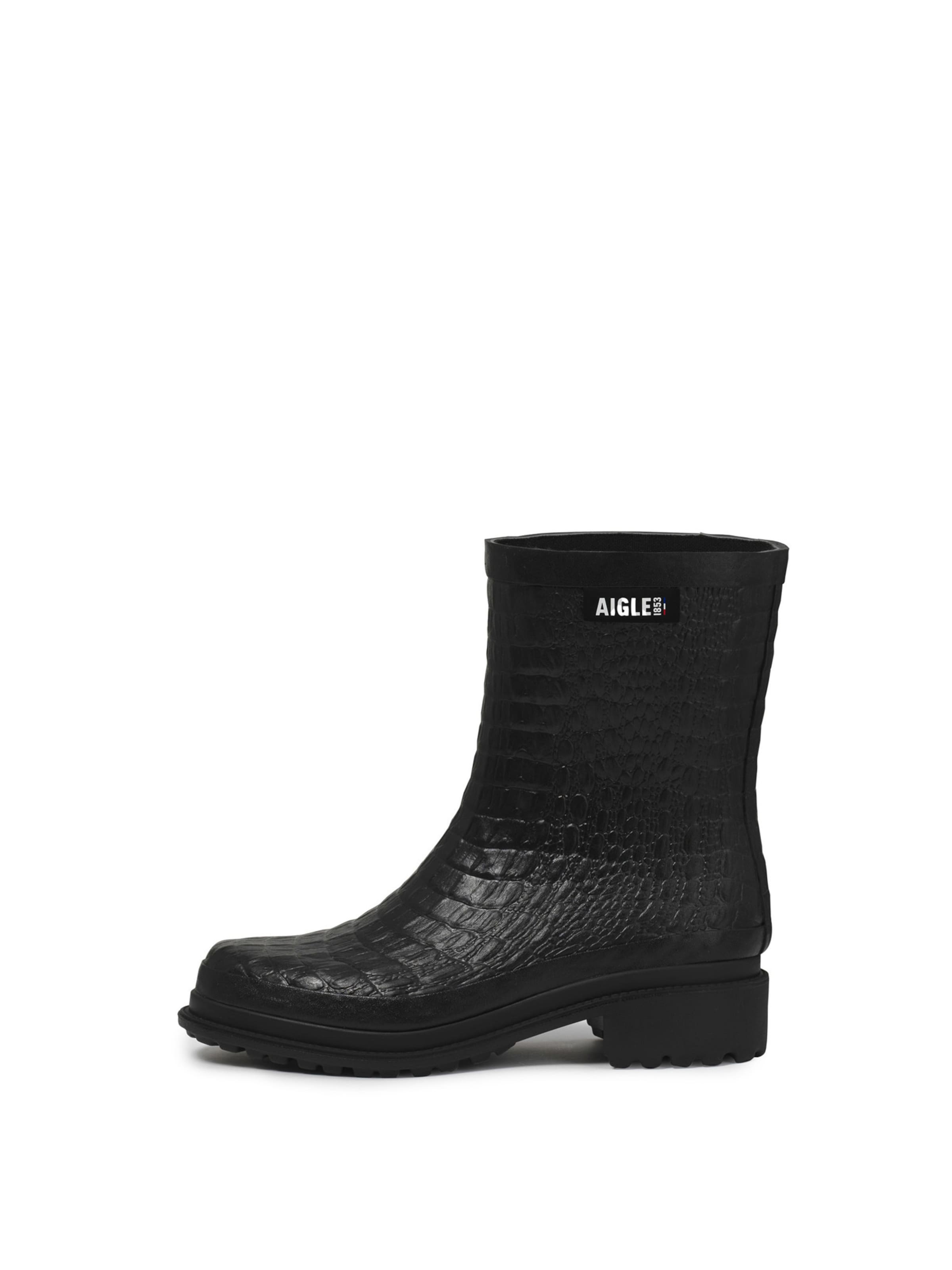 AIGLE - Botim em preto: frente