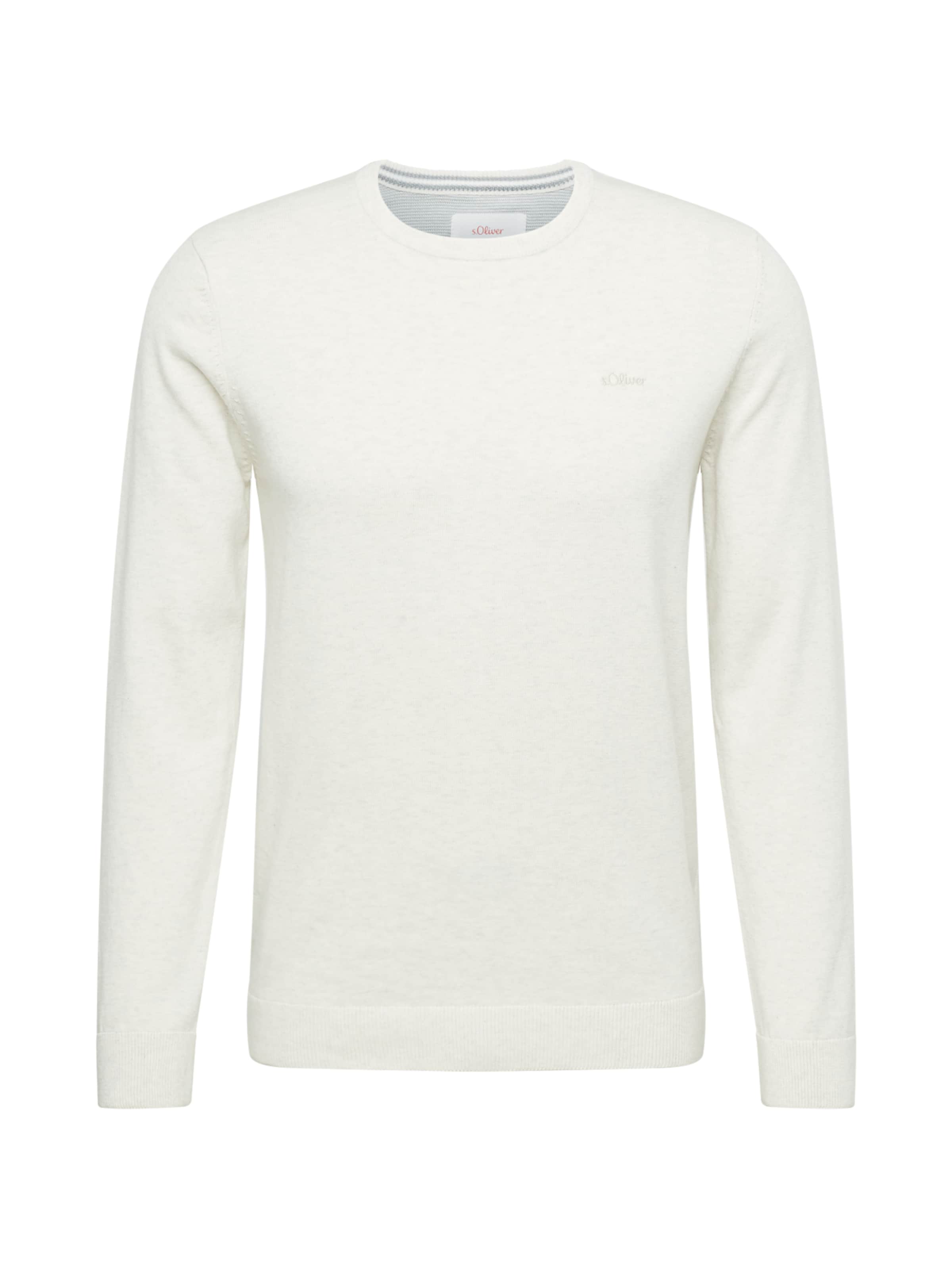 s.Oliver Pullover in Weiß: Vorderseite