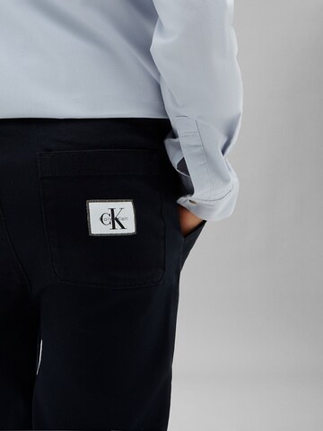 Calvin Klein Jeans Loosefit Hose in Schwarz