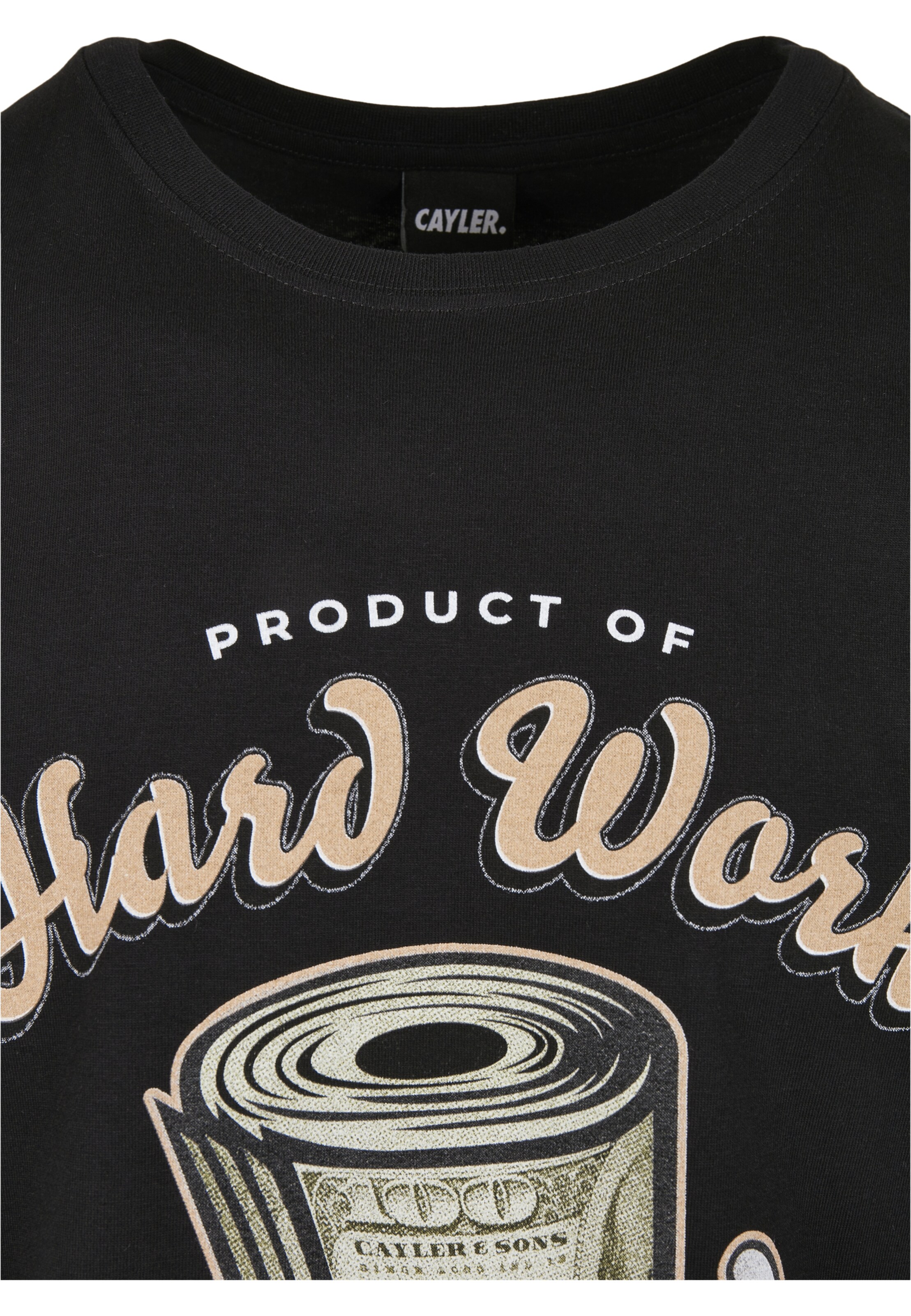 Cayler & Sons - Camiseta 'Hard Work' en negro