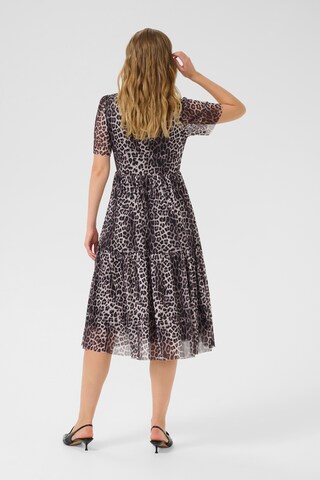 Cream Summer dress 'Pomia' in Brown