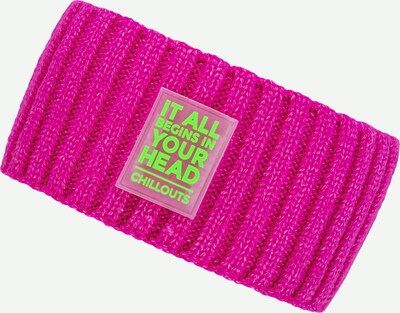 chillouts Stirnband 'Zoe' in grasgrün / magenta, Produktansicht