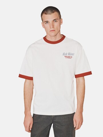 T-Shirt Next en blanc : devant