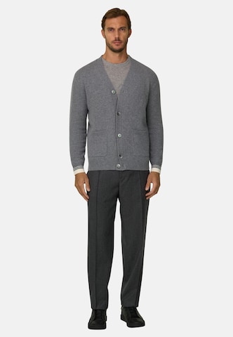 Boggi Milano Strickjacke in Grau: Vorderseite