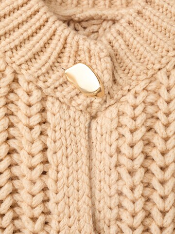 MANGO Knit cardigan 'FARINA' in Beige