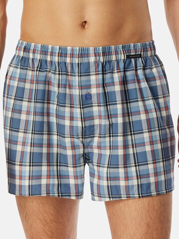 SCHIESSER Boxer shorts 'Multi' in Blue: front