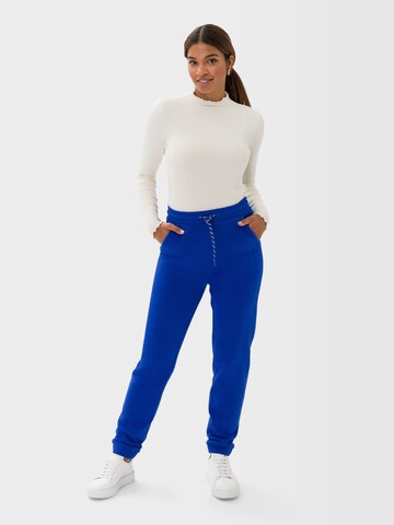 Effilé Pantalon de sport 'Frayaa' Les Lunes en bleu