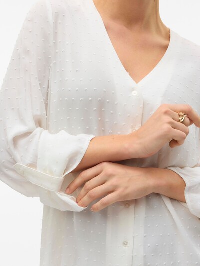VERO MODA Blouse 'SNRonja' in de kleur Wit, Productweergave