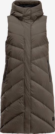 JACK WOLFSKIN Sportbodywarmer in de kleur Mokka / Zwart, Productweergave