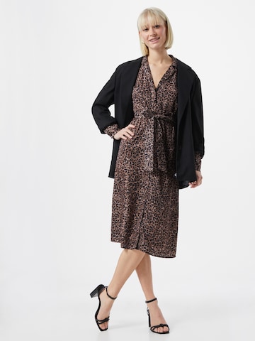 NU-IN Shirt Dress in Brown