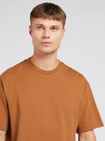 Lee Shirt 'PLAIN LOOSE TEE' in Brown