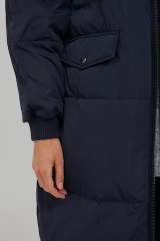 ICHI Winter Coat 'BUNALA' in Blue