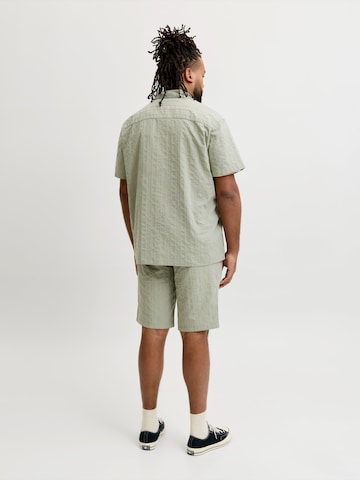 Jack & Jones Plus Regular fit Overhemd in Groen