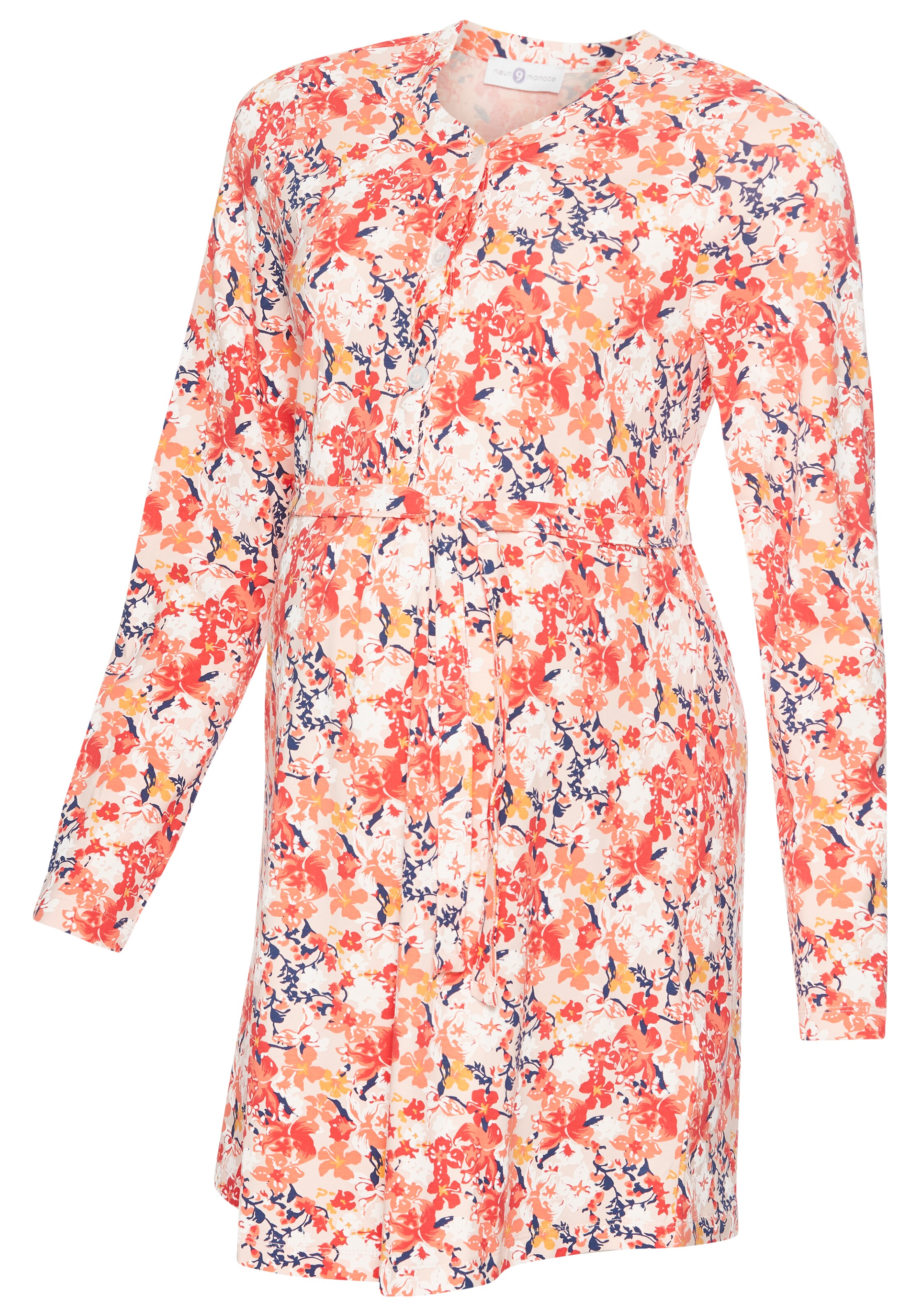 Neun Monate Kleid in Rot: Vorderseite