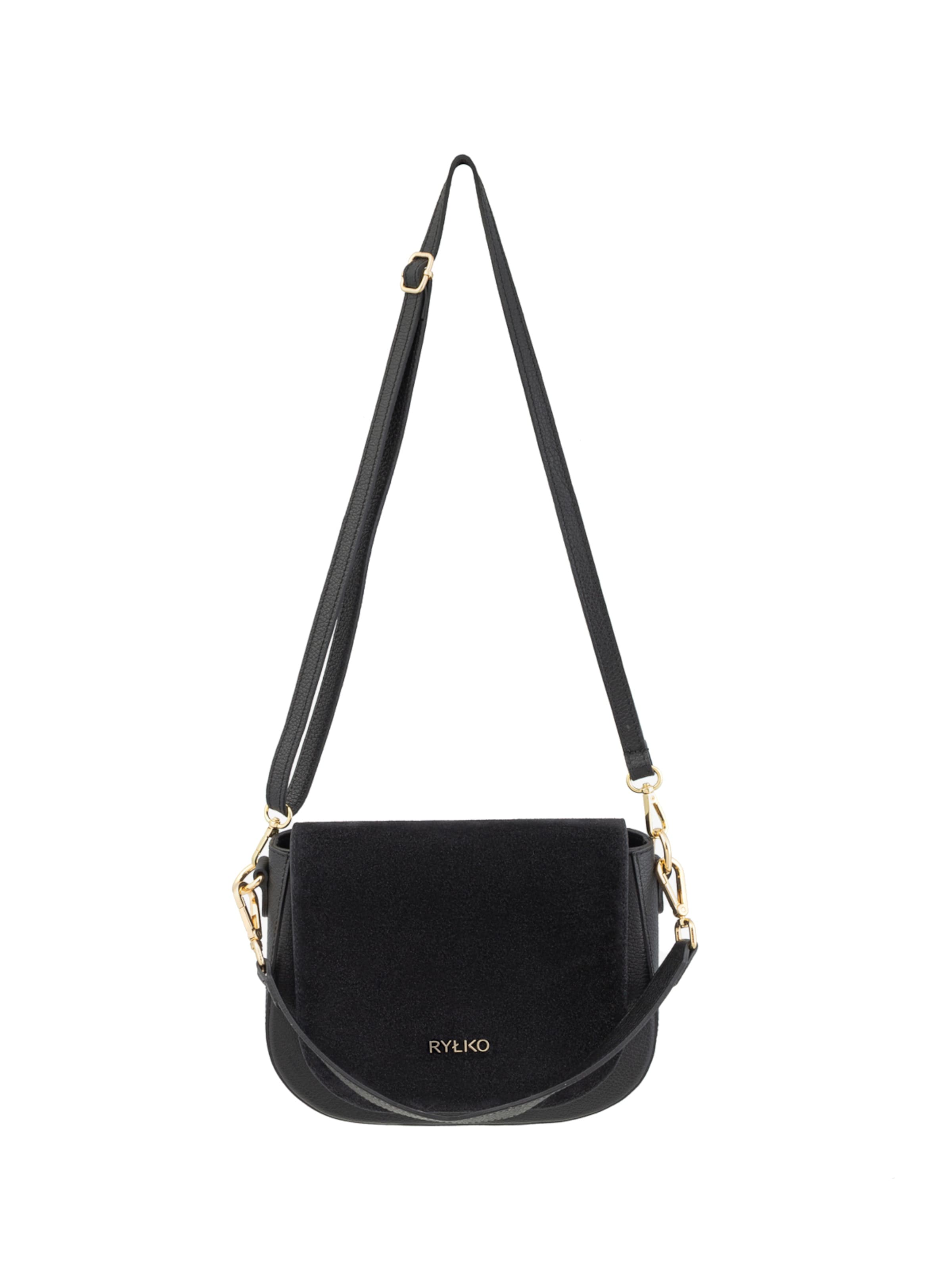RYŁKO Torba na ramię w kolorze czarny: przód